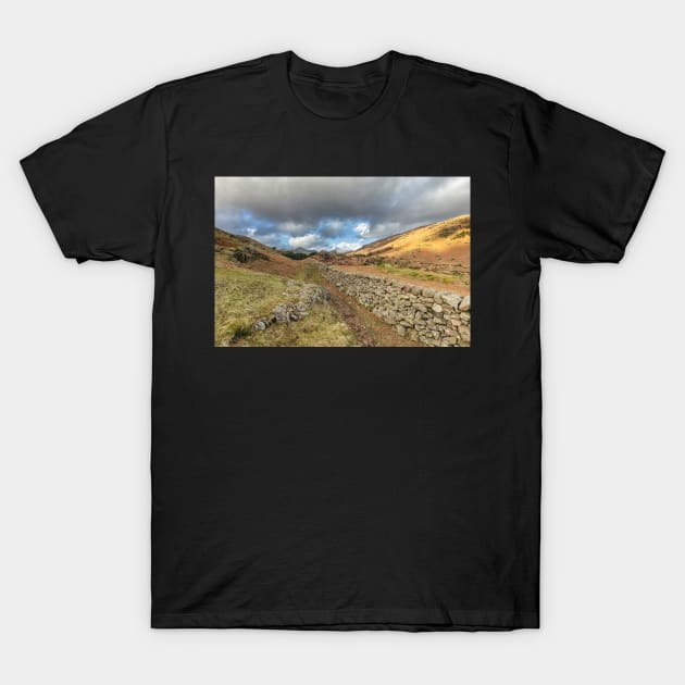 Blea Moss and The Langdales T-Shirt by Reg-K-Atkinson